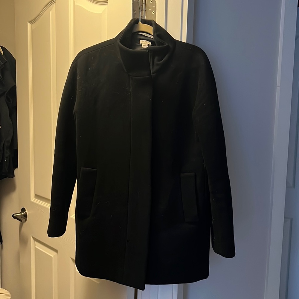 Jcrew black Wool coat